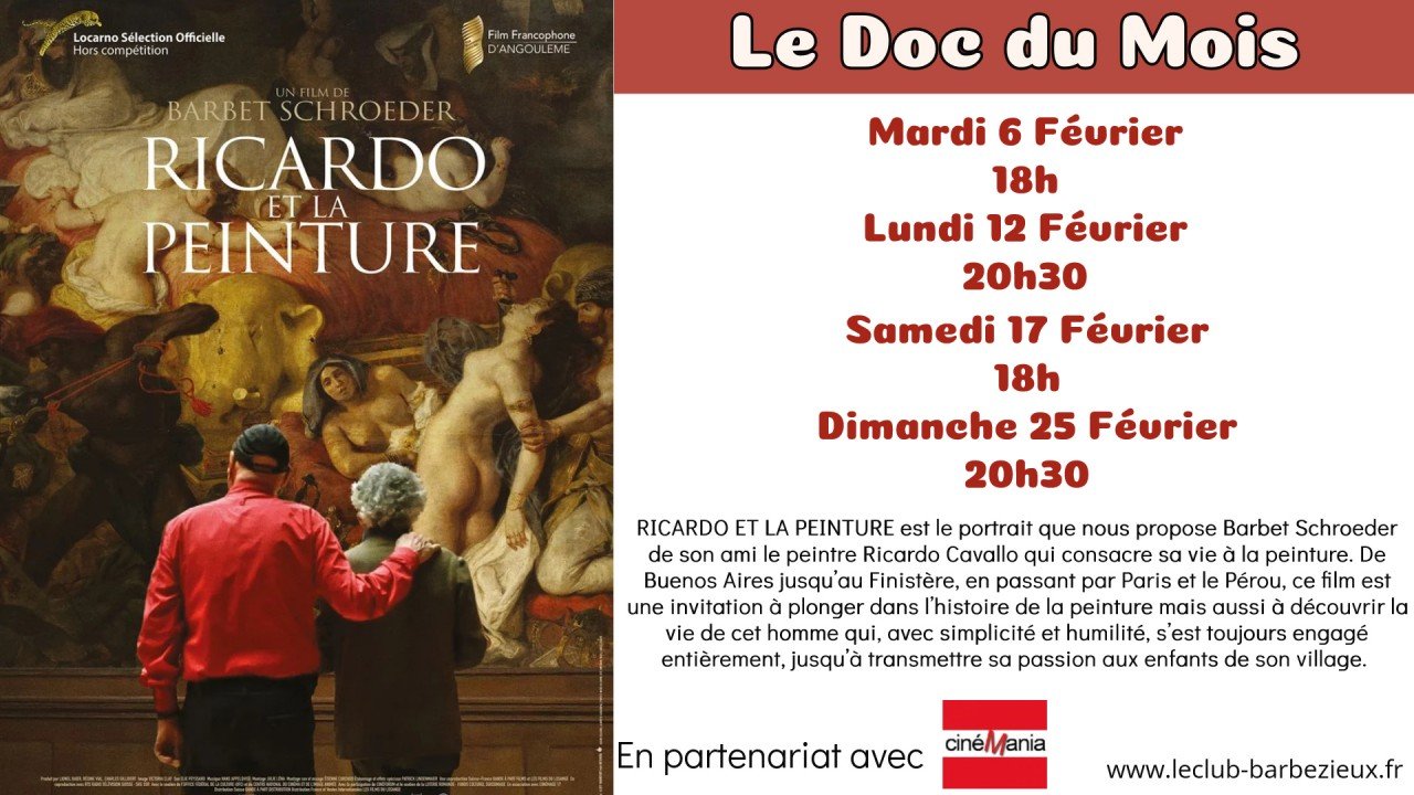 Les événements au cinéma Le Club à Barbezieux SaintHilaire