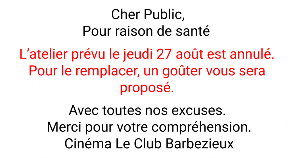 actualité 27/08/2026
